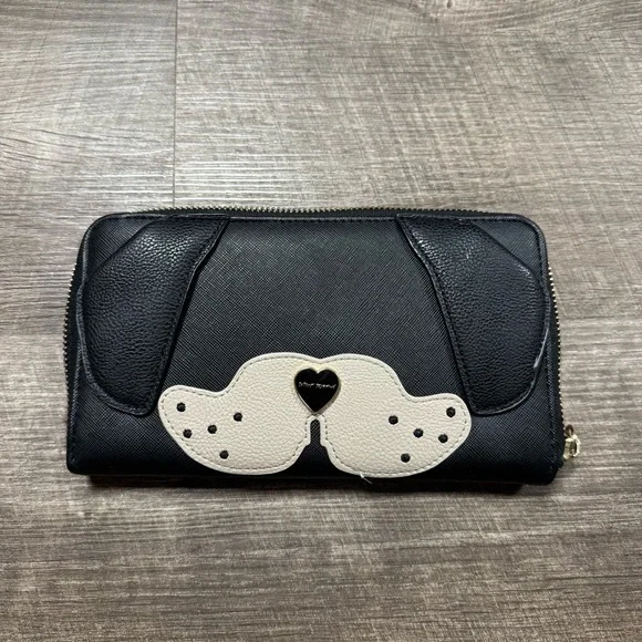 Betsey Johnson Dog Face Wallet - Picture 1 of 8